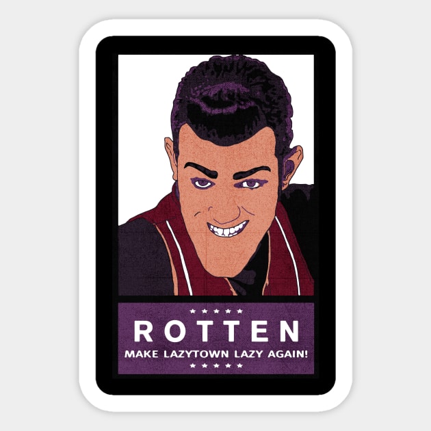 Robbie Rotten Sticker by hamaka